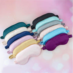 1Pc Eyeshade Sleeping Eye Mask Cover Eyepatch Blindfold Solid Portable New Rest Relax Eye Shade Cover Soft Pad