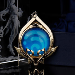 Genshin Impact Trinket Mondstadt Liyue Sumeru Fatui Vision Of God Keychains Anime Accessories Bag Pendant Key Rings High Quality