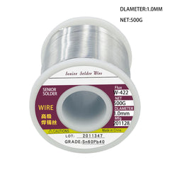 Soldering Wire with Flux 200g 500g Tin Wire Melt Rosin Core Solder Roll No-clean High Quality for Electrical Repair,IC Repair