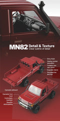 Toyota Land cruiser MN82 Remote Controlled Climbing Off-road Vehicle 1:12 Full scale 4WD LC79 RC Model Children Toy Rc Car