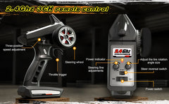 4WD 1:16 80KM/H Super Brushless 50KM/H Brushed RC Car 4x4 Off Road Remote Control High Speed Drift Monster Truck Toy Kids Adult