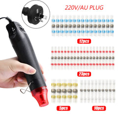 Heat Shrink Butt Waterproof Solder Seal Wire Cable Splice Terminal Kit Crimp Terminals