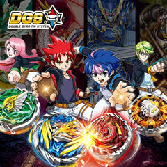 Infinity Nado 5 Deluxe Advanced Series Non Stop Battle Set Metal Spinning Top Gyro With Magnetic Launcher Anime Kid Toy