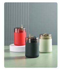 Automatic Toothpick Dispenser Portable Plastic Toothpick Holder Container Creative Press Toothpick Storage Box Organiser