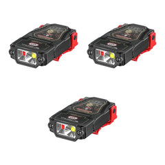 1-10PCS Mini Sensor LED Headlamp Hat Cap Clip Lights Rechargeable Head Torch Waterproof Headlight Flashlight for Camping Fishing