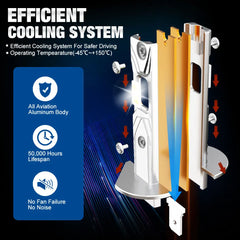 H1 H3 LED Headlight Bulbs Wireless 16pcs 3570 CSP Chips High Low Beam 120W Car Light H3 Led Diode Lamp Auto 12V 6000K