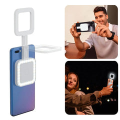 LED Fill Light Magnetic Mobile Phone Selfie Light 180° Mobile Flip Light Soft Phone Mini Portable And Cold Light Warm Holde S5Z6