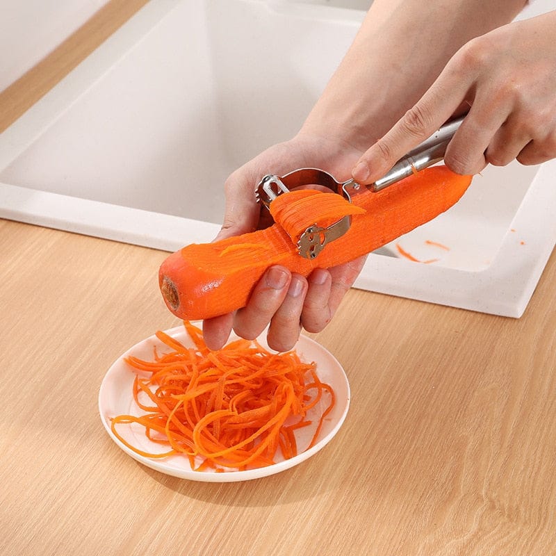 High Quality Stainless Steel Potato Cucumber Carrot Grater Julienne Peeler Vegetables Fruit Peeler Vegetable Slicer - Wowza