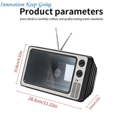 Screen Magnifier for Cellphone Magnifing Screen Enlarger Projector for Movie Videos and Gaming Phone Stand Holder