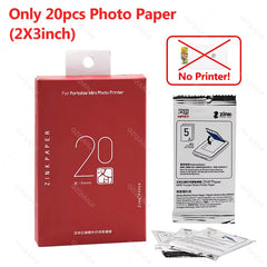 HPRT MT53 Portable Mni Mobile Pocket Printer BT Wireless Photo Printer with Zink Technology 2x3 Inch Color Photo Printer Maker