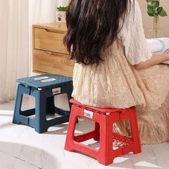 Portable Folding Stool Thickened Plastic Saddle Chair For Outdoor Activities And Fishing
