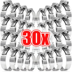 Hose Clamps Stainless Steel Screw Band Car Fuel Tube Pipe Clamp Worm Gear Plier Tools Faucet Water Pipes Fasteners