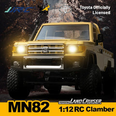 Toyota Land cruiser MN82 Remote Controlled Climbing Off-road Vehicle 1:12 Full scale 4WD LC79 RC Model Children Toy Rc Car