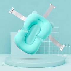 Portable Baby Bathtub Pad Adjustable Bath Tub Shower Cushion Newborn Support Seat Mat Foldable Baby Bath Seat Floating Water Pad