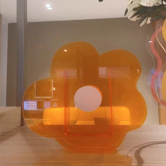 Rainbow Color Acrylic Vases Floral Container Decorative Shop Design Wedding Party Home Office Decoration