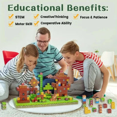 Magnetic Mine World Building Block Set
Inspire creativity with this fun and educational magnetic block set for kids 3+. Perfect for building Mine-inspired worlds while developing STEM skills. Great gift for boys and girls!