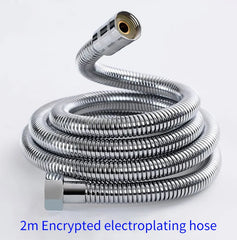 Stainless Steel Shower Hose Long Bathroom Shower Water Hose Extension Plumbing Pipe Shower head Tube Bathroom