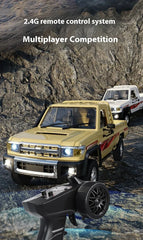 Toyota Land cruiser MN82 Remote Controlled Climbing Off-road Vehicle 1:12 Full scale 4WD LC79 RC Model Children Toy Rc Car