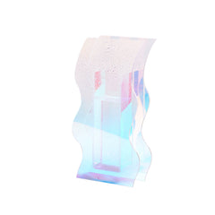 Rainbow Color Acrylic Vases Floral Container Decorative Shop Design Wedding Party Home Office Decoration
