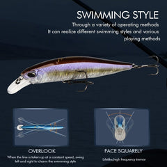 MEREDITH JERK MINNOW 100F 14g Floating Wobbler Fishing Lure 24Color Minnow Lure Hard Bait Quality Professional Depth0.8-1.0m