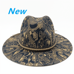 Rose red fedora hat new leopard print hat European and American men's and women's hat fedora jazz winter hat шапка женская