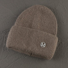 Rabbit Fur Beanies Soft Warm Fluffy Winter Hat for Women Angora Knitted Hat Skullies Beanies Female Bonnet Woman Knit Cap