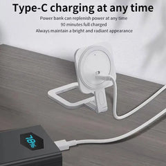 LED Fill Light Magnetic Mobile Phone Selfie Light 180° Mobile Flip Light Soft Phone Mini Portable And Cold Light Warm Holde S5Z6