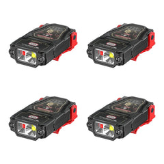 1-10PCS Mini Sensor LED Headlamp Hat Cap Clip Lights Rechargeable Head Torch Waterproof Headlight Flashlight for Camping Fishing