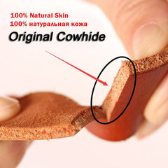 MEDYLA Men Top Layer Leather Casual High Quality Belt Vintage Design Pin Buckle Genuine Leather Belts For Men Original Cowhide