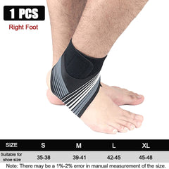 GOBYGO Sport Ankle Support Elastic High Protect Sports Ankle Equipment Safety Running Basketball Ankle Brace Support