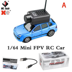 RC Car 6401 With Camera 2K Video 1:64 Mini 2.4G WiFi APP or Remote Control Car FPV View VR Function Toy Cars