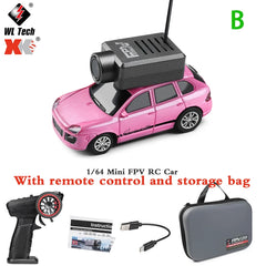 RC Car 6401 With Camera 2K Video 1:64 Mini 2.4G WiFi APP or Remote Control Car FPV View VR Function Toy Cars