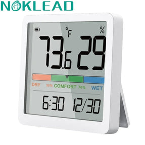 Home Indoor Temperature Humidity Meter LCD Digital Thermometer Hygrometer Sensor Gauge Weather Station Smart Home 2023