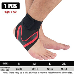 GOBYGO Sport Ankle Support Elastic High Protect Sports Ankle Equipment Safety Running Basketball Ankle Brace Support