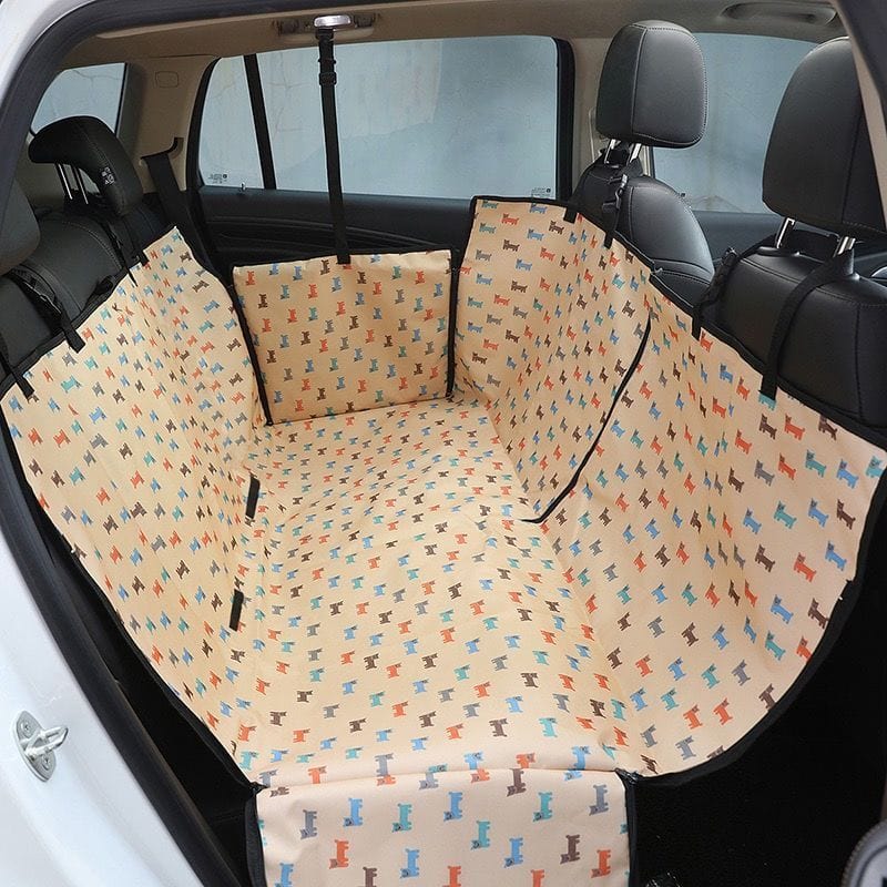 CAWAYI KENNEL Dog Carriers Waterproof Rear Back Pet Dog Car Seat Cover Mats Hammock Protector with Safety Belt Transportin Perro - Wowza