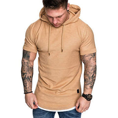MRMT 2023 Brand New Mens Hoodies Sweatshirts Short Sleeve Men Hoodies Sweatshirt Casual Solid Color Man hoody For Male Hooded