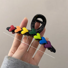 Korean Acrylic Hair Claws Pearl Claw Clips For Woman Large Size Barrette Crab For Girl Shark Clip Fashion Hair Accessories