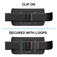 Phone Quality Belt Clip Horizontal Carrying Pouch with Card Slot HAWEEL 6.1-6.8 inch / 4.7 inch Belt Bag