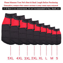 Padded Winter Warm Dog Clothes Waterproof Pet Vest Zipper Jacket For Small Medium Large Dogs Pug Chihuahua French Bulldog Coat - Wowza
