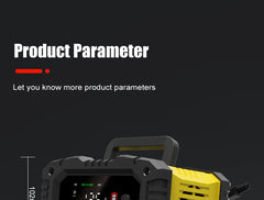 Battery Charger 12V/24V Smart Charger Lithium AGM GEL Lead-Acid LiFePO4 Battery Chargers