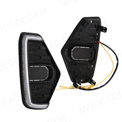 Nissan Navara NP300 2020 2023 LED Daytime Running Light DRL Driving Fog Lamp Fit Waterproof Turn Signal Yellow