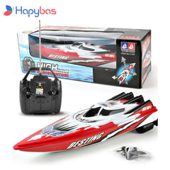 4 channels RC Boats Plastic Electric Remote Control Speed Boat Twin Motor Kid Chirdren Toy