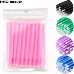Disposable MicroBrush Eyelashes Extension Individual Lash Removing Swab Micro Brush For Eyelash Extension Tools