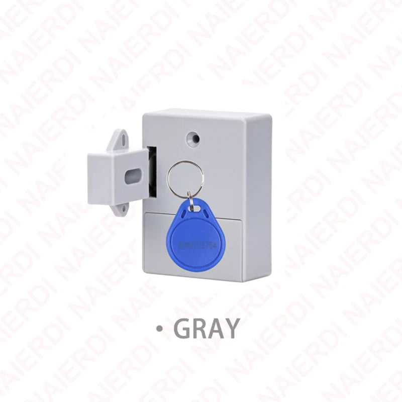 NAIERDI Digital Cabinet Intelligent Electronic Locks Invisible Sensor Lock EMID IC Card Drawer For Wardrobe Furniture Hardware