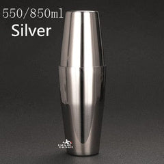 Stainless Steel Cocktail Boston Bar Shaker: 2-piece Set: 18oz Unweighted & 28oz - Wowza