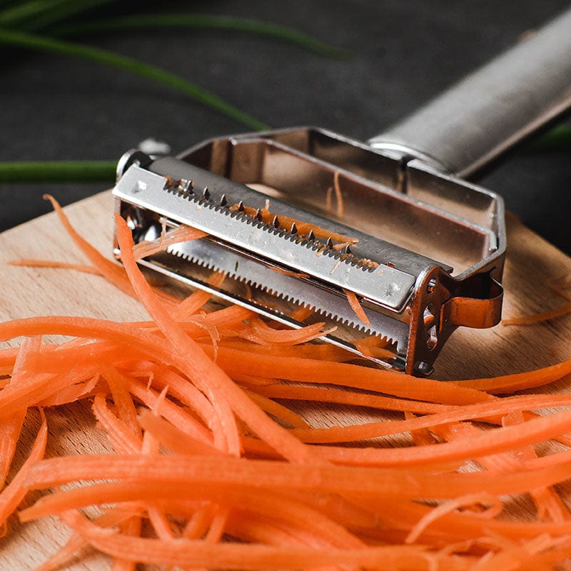 Stainless Steel Multi-function Vegetable Peeler Cucumber Carrot Fruit Cutter Julienne Peeler Potato Carrot Grater Kitchen Set - Wowza