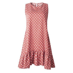 Summer Dress 2021 Women Ruffle Spring  Street Sexy Casual Slim Thin Beach Party O Neck Mini Polka Dot Dress Vestidos De Fiesta