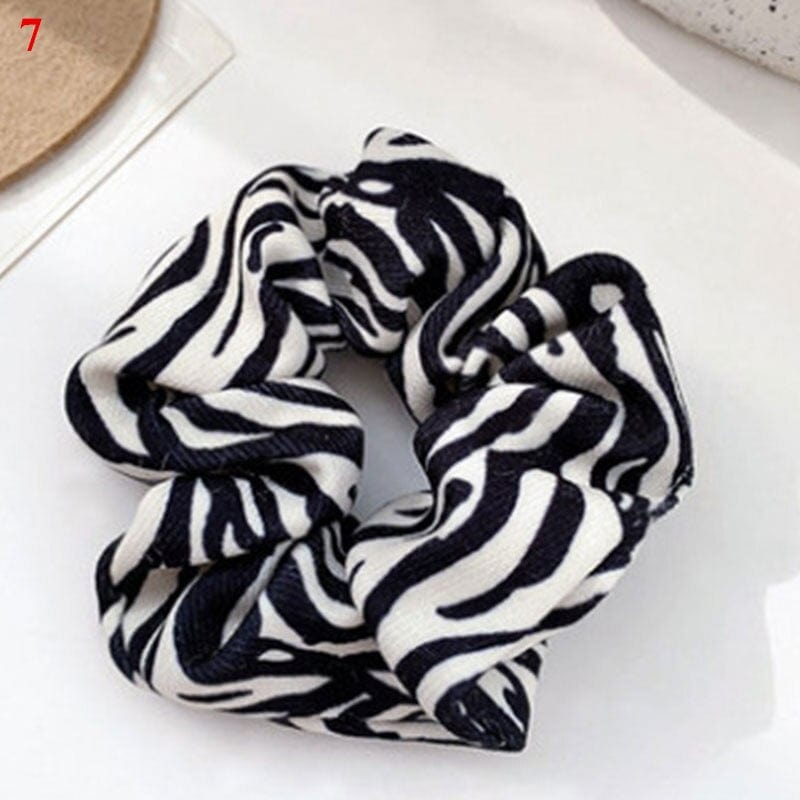 Korean Women Scrunchie Hearwear Girls Hair Tie Lady Scrunchies Ponytail Hair Female Holder Rope Pineapple Print Hair Accessories