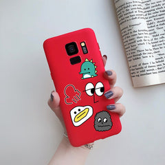 For Cover Samsung S9 S 9 Plus Case Soft Silicone Cute Bumper Protector Fundas on Samsung Galaxy S9 Plus S9 Phone Case Back Cover