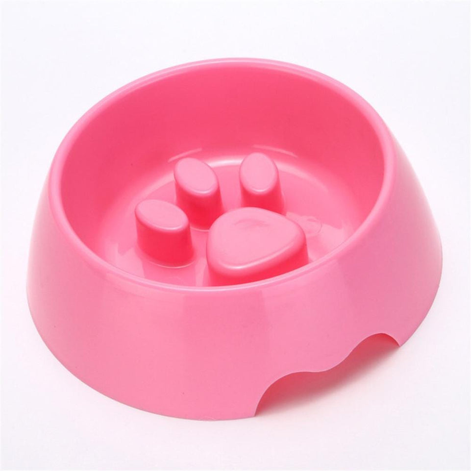 Pet Slow Eating Feeder Fish Bone Shape Dog Bowl Dog Feeding Food Bowls Bloat Stop Healthy Interactive Puppy Food Plate Dishes